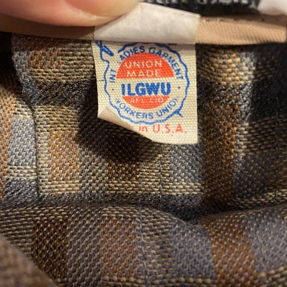 Vintage Tica Women’s Plaid Midi Pleated Skirt 100% Wool Union Tag Sz 14 academia - Picture 5 of 7